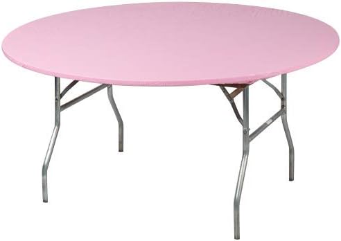 Miniatura 7 de Kwik-Covers Mantel redondo de plástico ajustable de 60 pulgadas, paquete de 5 (rojo Gingham) Cuadros rojos,Negro -,Oro,Verde lima,Granate,Metálico