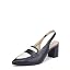 Lux Navy/Cream Faux Leather