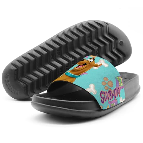 Popfunk Scooby Doo Happy Scoob Unisex Adult Slides Adjustable Flip Flop Sandals Officially Licensed Hypd Slydr Switch™4