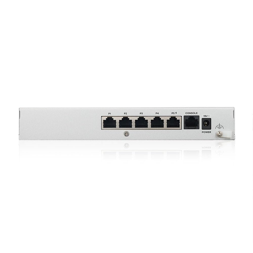 Zyxel Firewall per la sicurezza informatica ad alta velocità | PoE+ | Consigliato fino a 15 utenti | Nebula Cloud | Solo hardware [USGFLEX50HP]