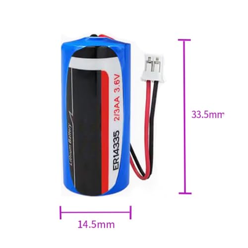 Pila de litio 3.6V ER14335 1650mAh 1 unidad miniatura 2