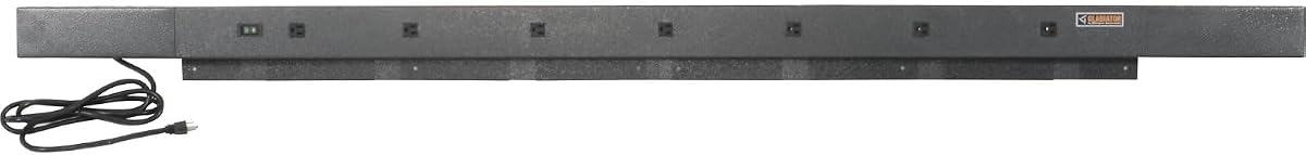 6' Wide 9-Outlet Workbench Powerstrip, GAAC68PSDG