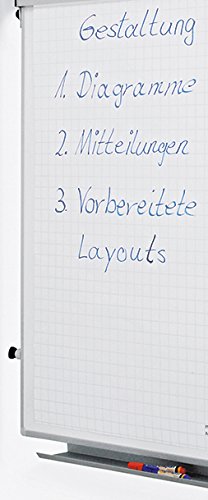 Preisvergleich Produktbild magnetoplan Wandflipchart inklusive Befestigungsmaterial, weiß