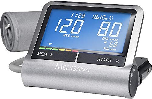 Medisana CardioCompact - Tensiómetro de brazo con despertador y conexión a...