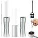 Produktbild SIMDAO Wdt Tool, 8Pcs 0.4mm Abnehmbar Kaffee Nadel mit Reinigungsbürste, Aluminium Wdt Tool Espresso Coffee Distributor für Kaffeemaschinen, Kaffee Nadel Distributor