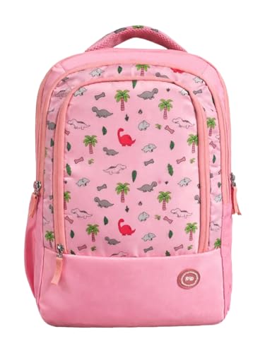 Image of PB Pearlbags 18L Printed Casual Backpack,3 Compartment,Premium Fabric,Water Resistant Anti Theft,School & College Bag for Boys and Girls,Office & Travel Bag for Men and Women,45X30X13 Cms