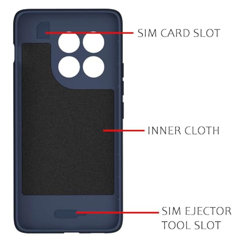 Image of Shockproof Case for OnePlus 13R 5G | Full Camera Protection | TPU Flexible Back Cover for OnePlus 13R 5G (Steel Blue)