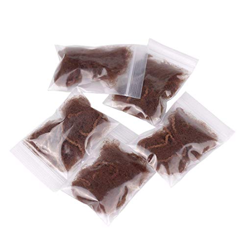 50PCS Hair Nets Invisible Elastic Edge Mesh Bun Hair Nets for Ballet Dance 20" Brown - Thumbnail 3