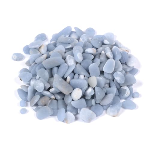 Image of 100 grams Small Tumbled Chips Polished Crushed Stone Crystal Healing Embellishments