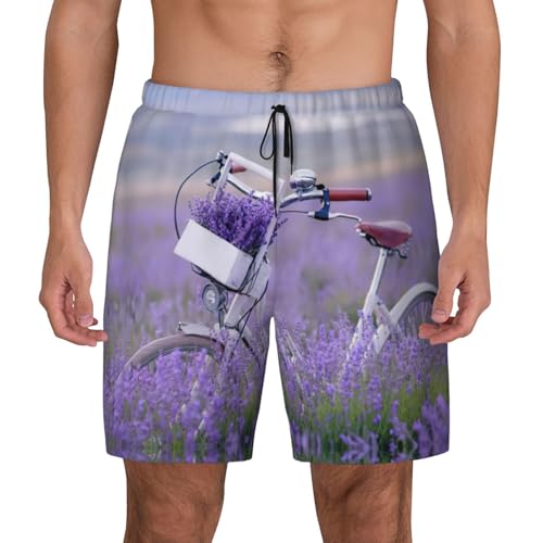 Short de bain séchage rapide EdWal maillot de bain homme vintage lavande