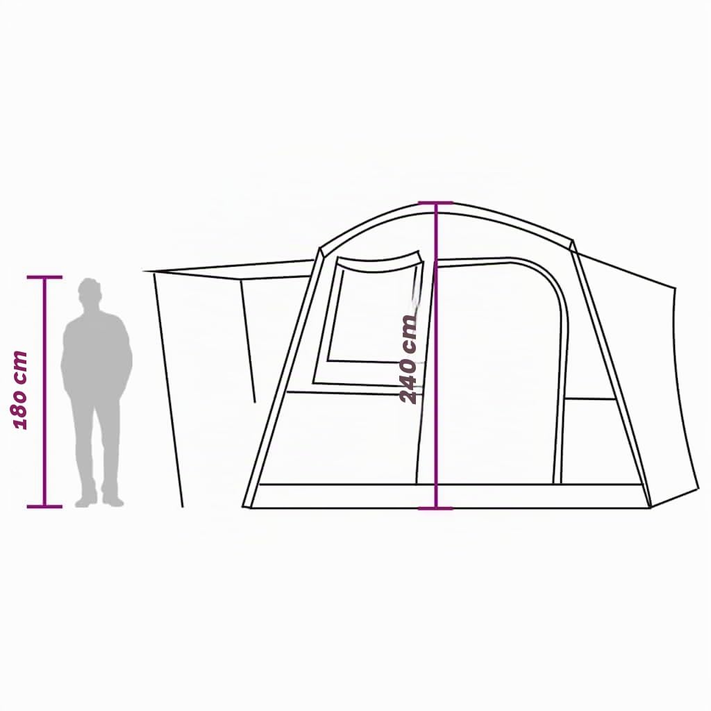 vidaXL Autozelt Campingzelt Reisezelt Sonnenschutz für 4 Personen Wasserdicht