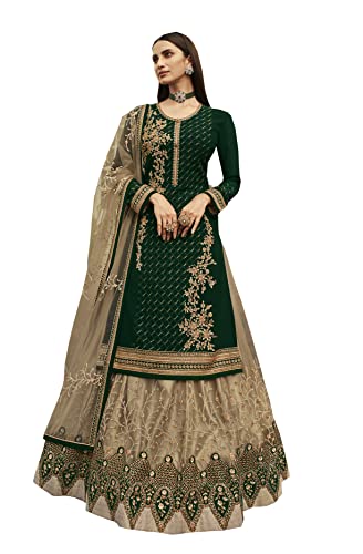 Delisa New Indian/Pakistani Eid Special Party/Ethnic wear Georgette Straight Ghagra Style Salwar for Womens LTT