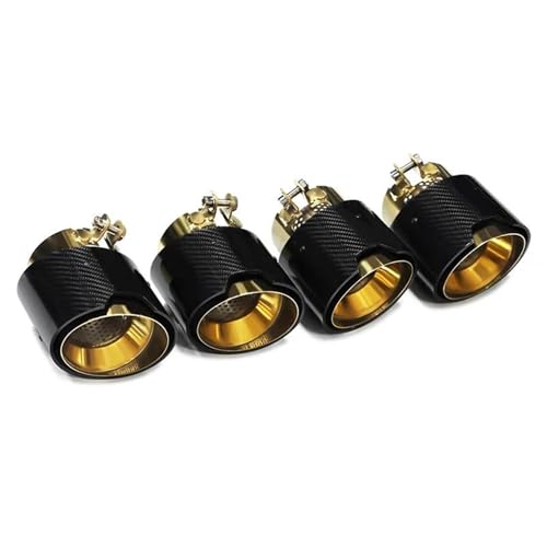 Echappement voiture en acier inoxydable habillage carbone pour rassemblement M2 M3 G87
