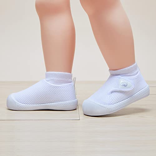 Image of BMCiTYBM Baby Toddler Walking Shoes Infant Boy Girl First Walker Sneakers | Baby Boy Girl Tennis Barefoot Shoes Breathable Lightweight Non-Slip Comfortable Stylih Casual Outdoor Indoor