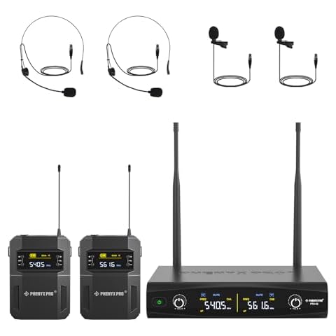 Phenyx Pro UHF Wireless Microphone System PTU-52-2B Cover