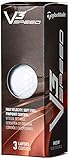 Más capas. Más rendimiento TaylorMade TM19 V3 Speed ddz Pelota de Golf, Unisex Adulto, Blanco, Talla única