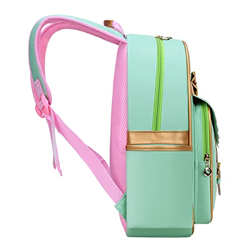 Children Princess Waterproof Pu Backpack For Elementary School Girls #TOP3
