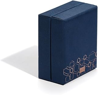 Hard Shell Jewelry Packaging Box Necklace With Flannel Cloth Card Board