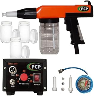 PowderCoatPro Model KV80 Powder Coating Gun Kit System Perfect Electrostatic Spray Powder Coat Machine for Home and Small Business Powder Coaters