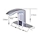 HHOOMMEE Bathroom Automatic Touchless Faucet Motion Sensor Activated Hands Free Basin Tap with Water Mixer Valve Control Box and Deck Plate (Chrome)
