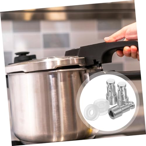 Juego de repuestos de válvulas de seguridad para ollas a presión eléctricas PRETYZOOM: válvula flotante y anillo de sellado, accesorios universales para cocina miniatura 3