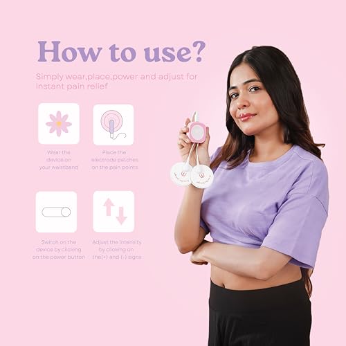 Image of Matri Pro Menstrual Pain Relief Device, Drug-Free Menstrual Pain Relief, Portable Cramp Relief Solution, Rechargeable, As Seen on Shark Tank India