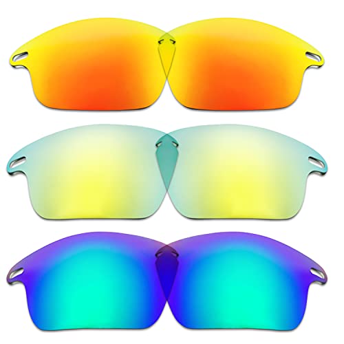 Lentilles pour Oakley Fast Jacket pour remplacer vos verres rayés - 3 couleurs