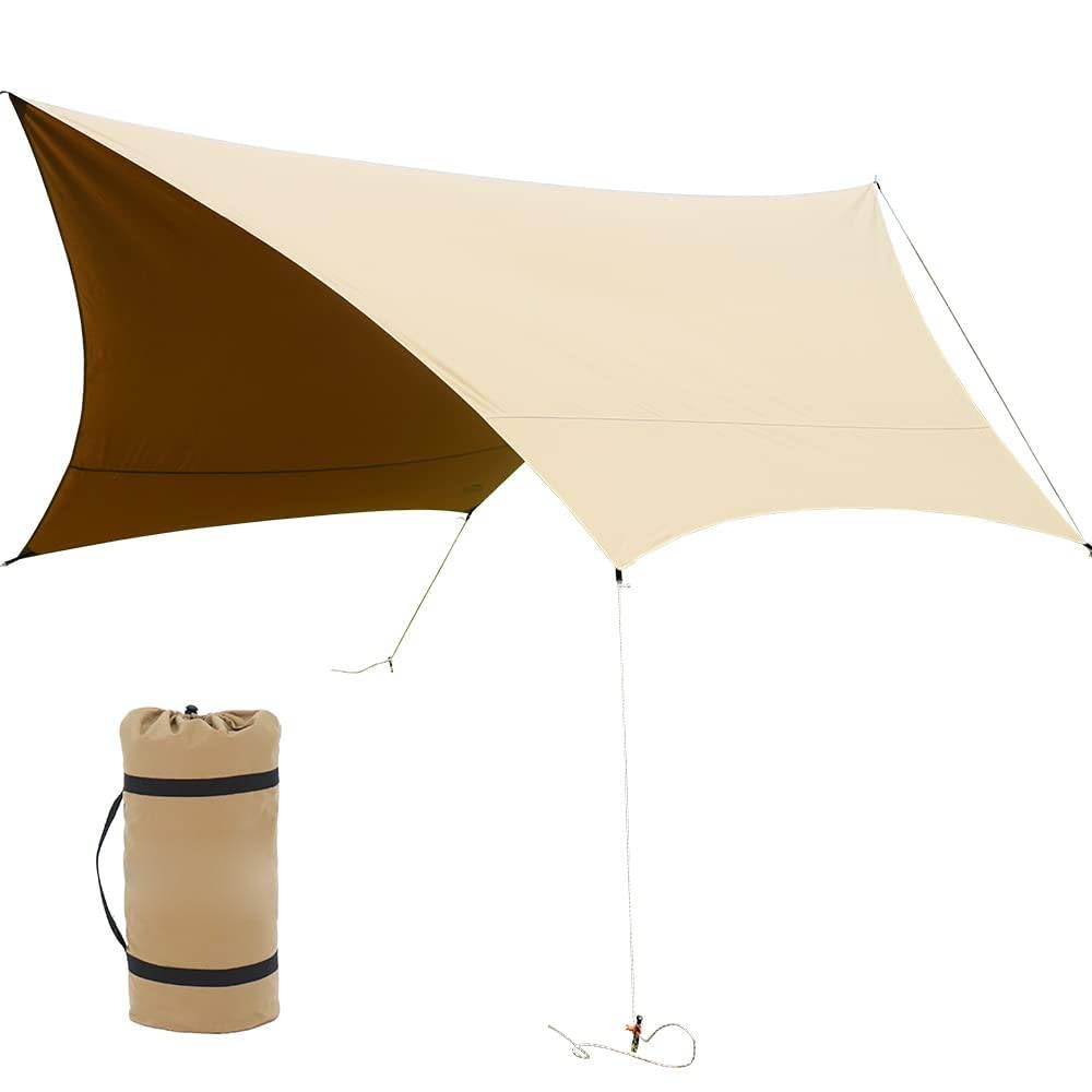 Amazon | ヘキサタープ4.2mx4.1m 焚き火可 ポリコットンTC ファイア