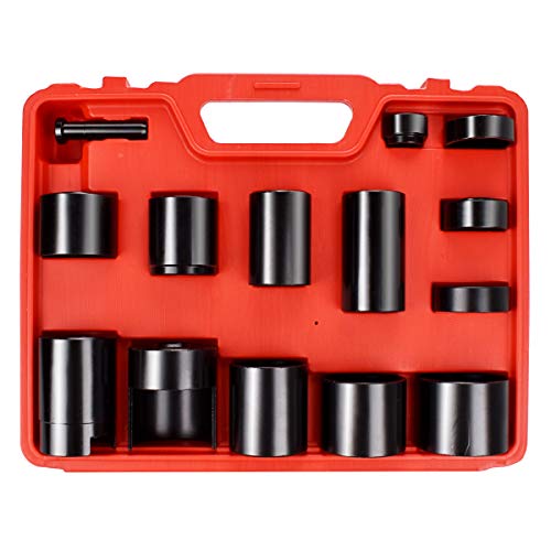 FAERSI 14 Pcs Master Ball Joint Adapter Set Compatible with Ball Joint Replacement and Repair Tool Kit Fit for Most GM and Dodge 2WD and 4WD Trucks and SUVs