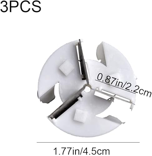 Miniatura 2 de 3 piezas de cuchillas de afeitar de tela afilada cuchilla de repuesto compatible con eliminación rápida de pelusas, cuchillas recortadoras de bolas