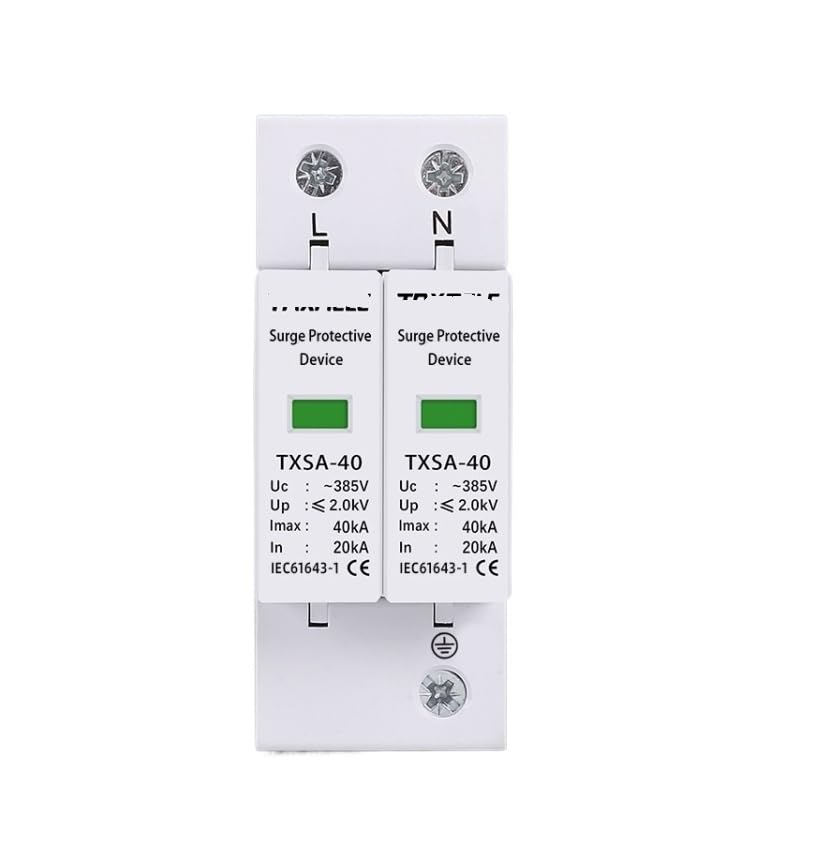 Parafoudre AC 2P pour tableau électrique domestique 275V 20KA 40KA