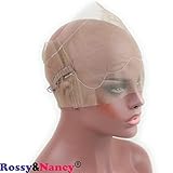 Rossy&Nancy 360 Lace Front Wig Caps for Making Lace Wigs with Adjustable Straps and Combs Swiss Brown Lace for long hair Women