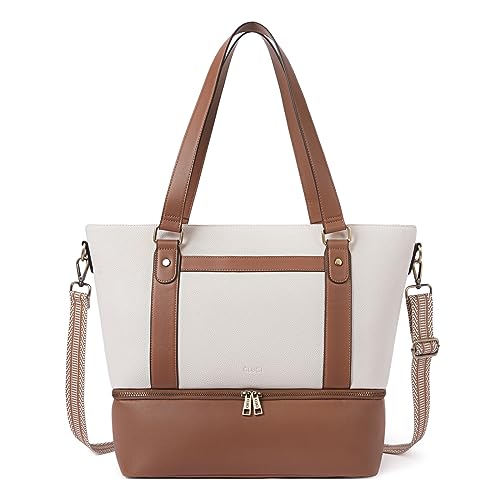 CLUCI Weekender Bag for Women Travel Leather Duffel Bag Carry on Overnight Bag