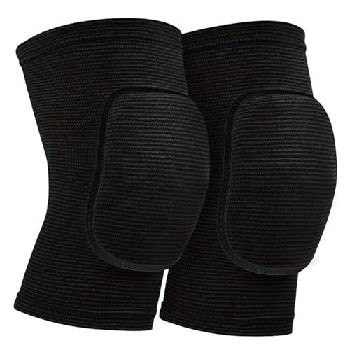 FDJZKFDU Knee Pads Knee Pads For Volleyball Yoga Women Kids Men Patella Brace Support Kneepad Fitness Protector(Black,L)