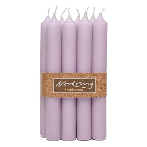 Nordring 8 Stabkerzen 2,2 x 18 cm flieder Nordring 8 Stabkerzen 2,2 x 18 cm flieder
