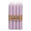 Nordring – Lot De 8 Bougies Longues Vert Mousse 2,2 X 18 Cm – Combustion Propre & Longue Durée Jusqu'à 8 Heures