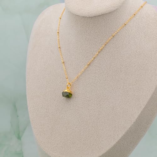 Collier chakra ajustable en acier inoxydable anti-allergie or - 7