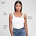 GAP Womens Favorite Tank Top Cami Shirt, White000, Large Tall US