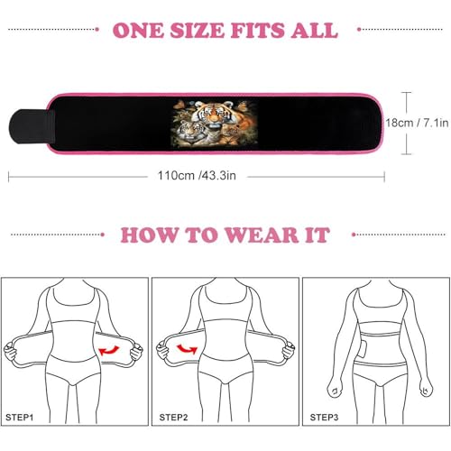 Faja Cinturón Estampado para Entrenamiento y Ejercicio miniatura 2