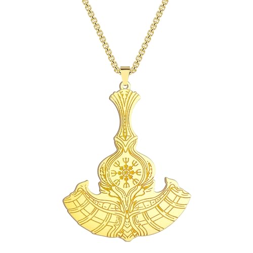 Collier hache de Perun marteau viking Thor bijoux vintage homme