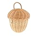 LOVIVER Nordic Handmade Rattan Weave Cone Aufbewahrungskorb Baby Dekoration Kinder Tasche Handtaschen Tote Kinder Dekor
