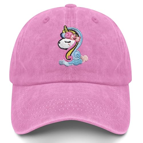 Embroidered Kids Hat Unicorn Hat Animal Baseball Cap Gift for Boys Girls