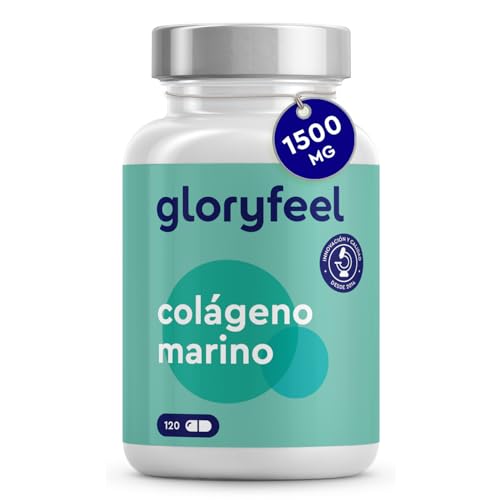 Colágeno Marino Hidrolizado Puro   1500mg de Péptidos Colágeno Marino de Peces Salvajes   Proteínas de Colageno para la Masa Muscular Para Huesos y Articulaciones   Probado laboratorio