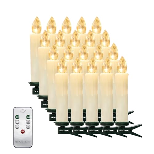 Bougies chandelles LED vacillantes pour illuminer vos soirées