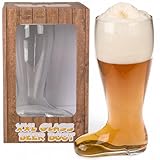 MIJOMA XXL Bierglas Stiefel 2 Liter – Jumbo Bierkrug aus...