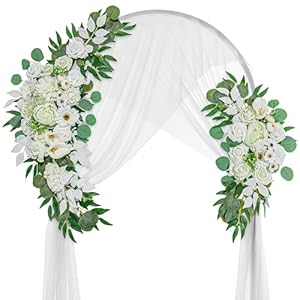 Lisuun Hochzeitsbogen Blumen 3 Stück