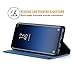 QLTYPRI for Samsung Galaxy S9 Plus Case, Premium PU Leather Cover TPU Bumper with Card Holder Kickstand Hidden Magnetic Adsorption Shockproof Flip Wallet Case for Samsung Galaxy S9 Plus - Blue