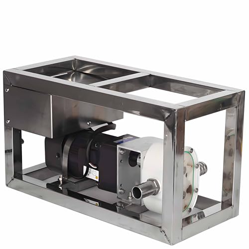 SHENGSHIYU 6-10 Kg/Min Honey Transfer Pump Liquid Honey Pump for Food Materials with Viscosity 500-4500 cp,Gear Pump with 3-Meter Tube,90w Electric Food Fluid Gear Pumping Equipment