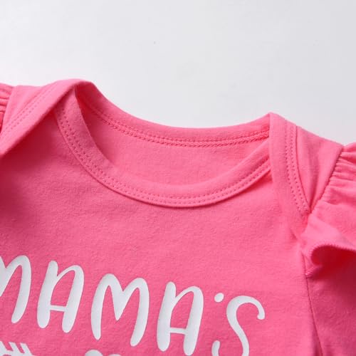 Newborn Baby Girl Clothes Long Sleeve Letter Tops Leopard Heart Printed Bell-bottomed Trousers Infant Girls Outfit Set2