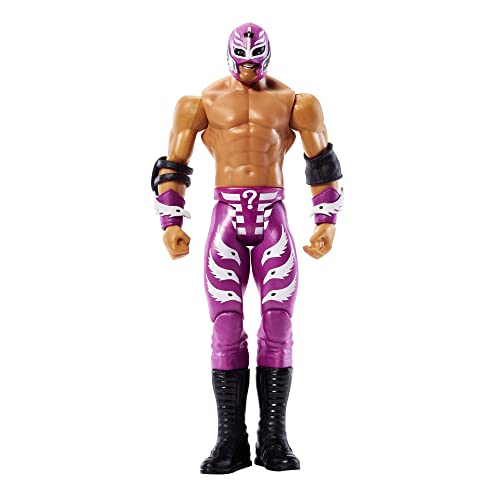 Mattel WWE Rey Mysterio Figura de Acción Móvil de 15 cm para Jugar y coleccionar, Juguete para niños a Partir de 6 años HDD29